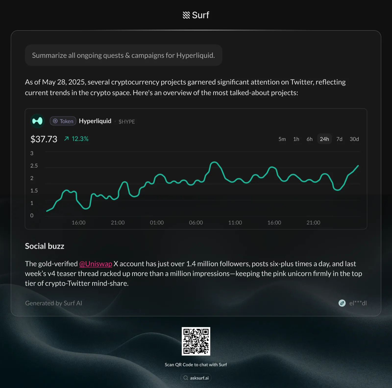 Desktop — dark mode