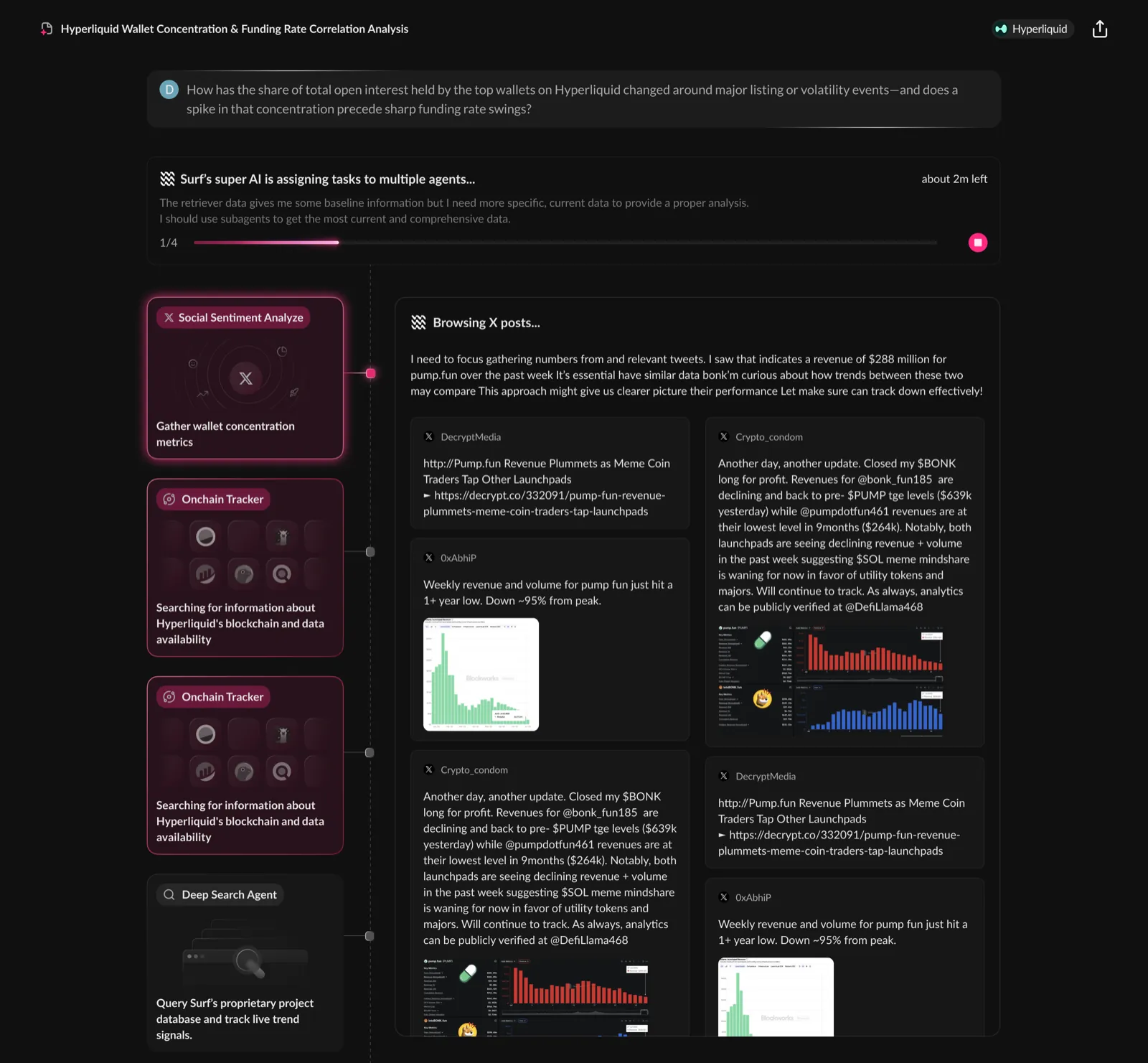 Thinking - acting — dark mode
