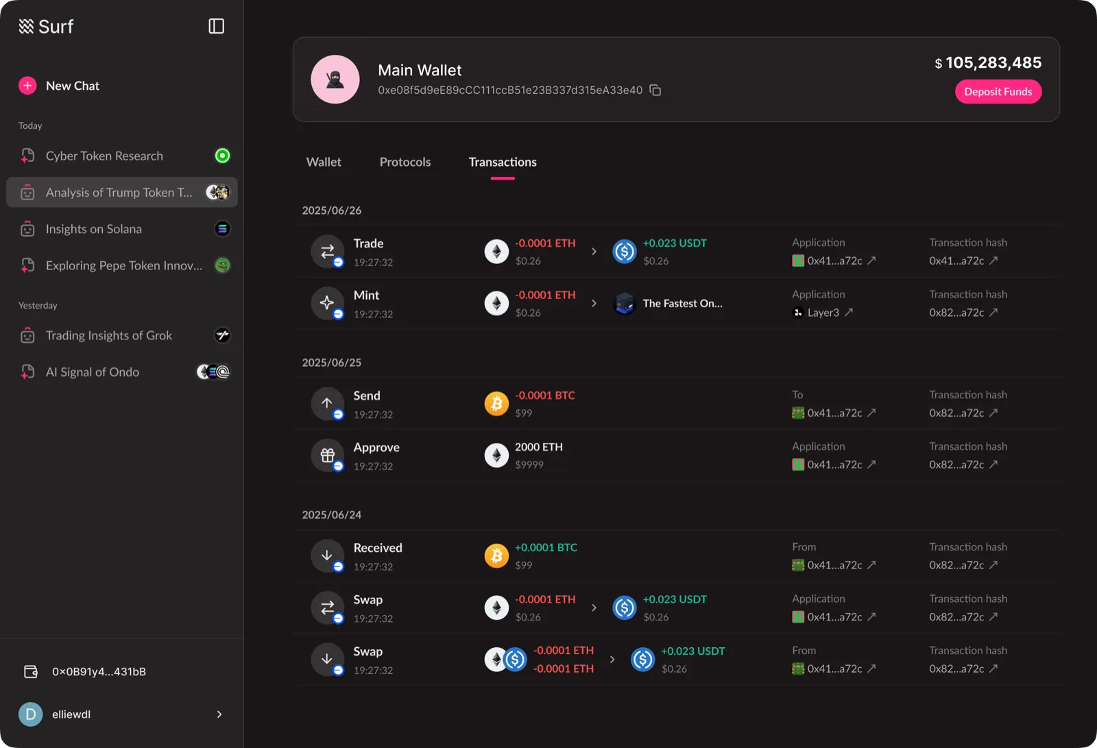 tab3 — dark mode