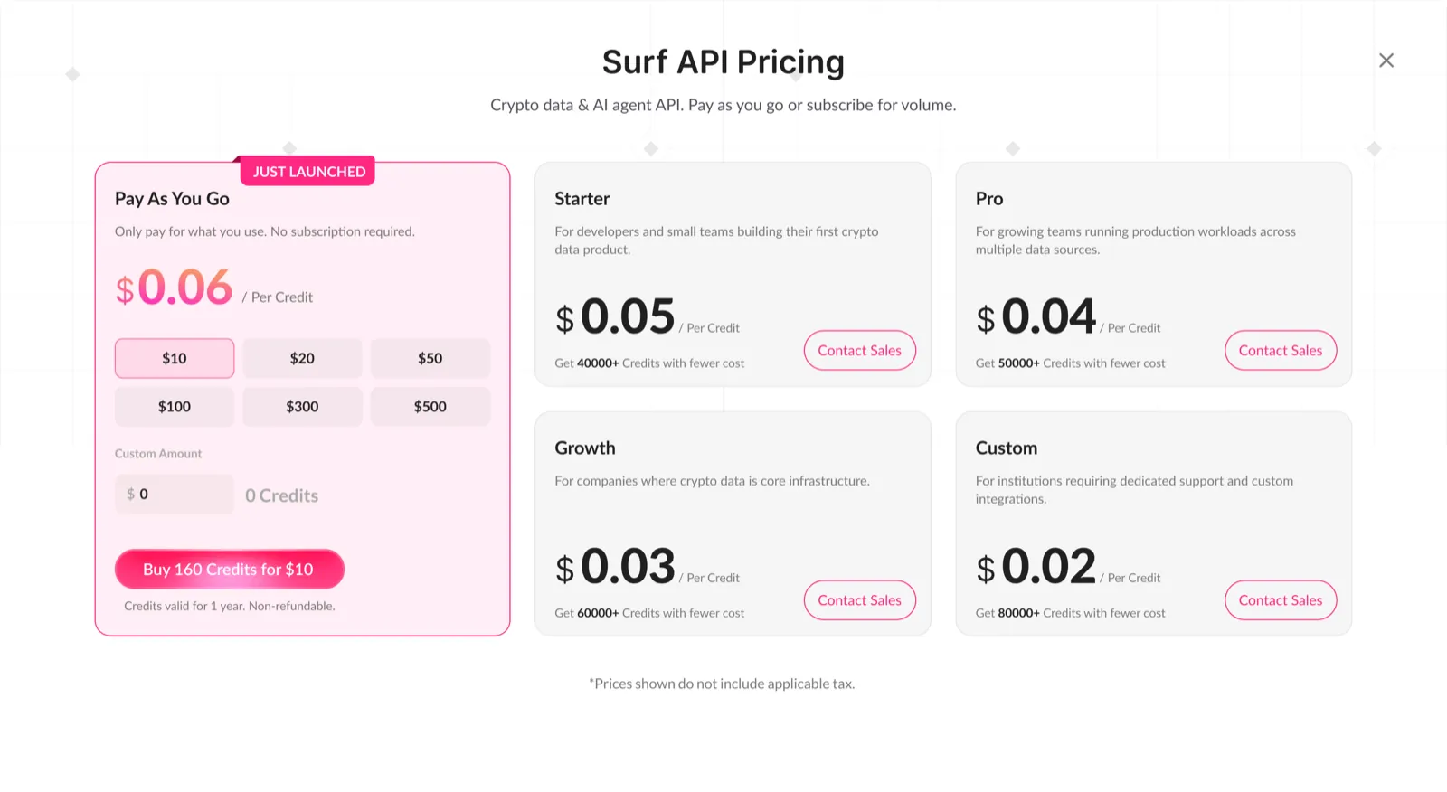 Pricing2 — light mode